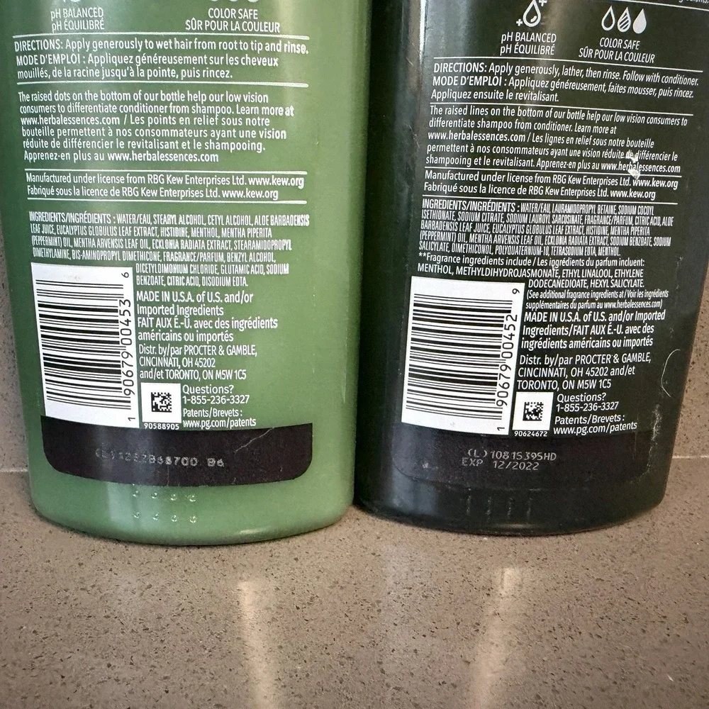 Herbal Essences Bio Renew Eucalyptus Aloe Shampoo Conditioner 400ml Discontinued